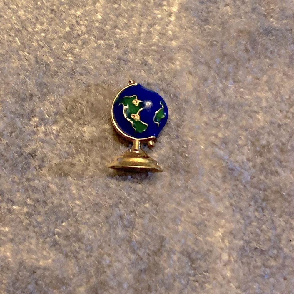 Authentic New Origami Owl World Globe Charm